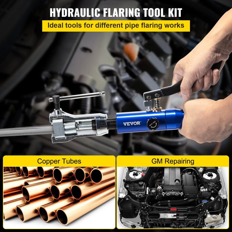 Hydraulic Flaring Tool Kit 32pc w/ tube cutter (brake/copper)