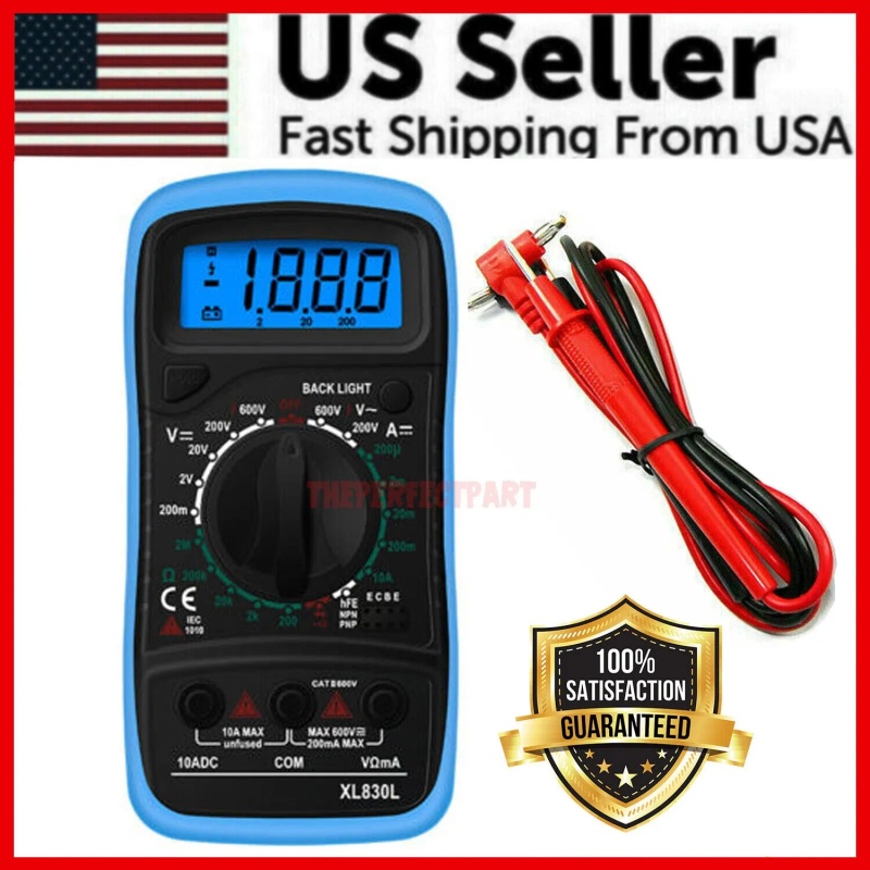 Digital Multimeter AC/DC Volt/Amp/Ohm